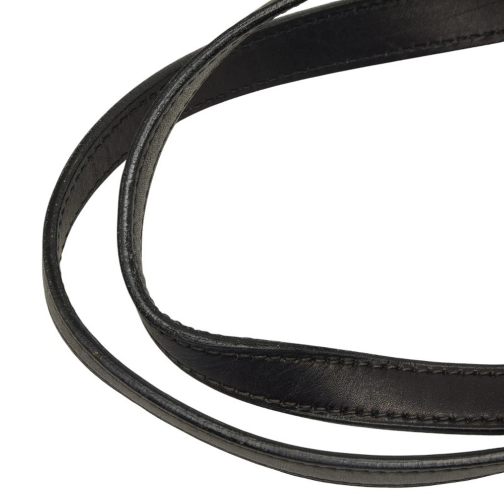 PRADA Black Leather Shoulder Bag - Picture 4 of 11